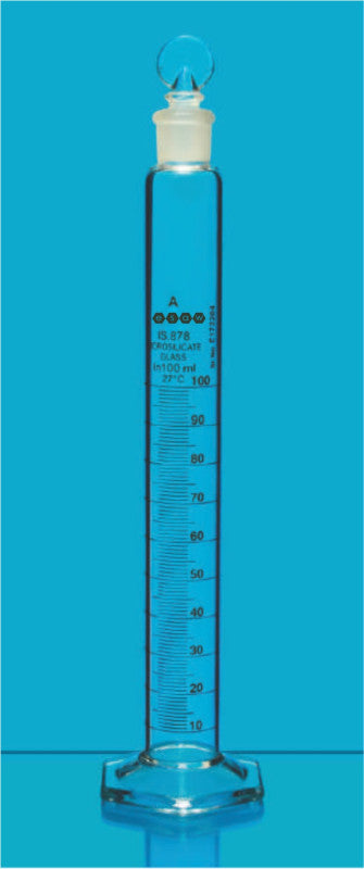 Measuring Cylinders, Graduated, Hexagonal Base