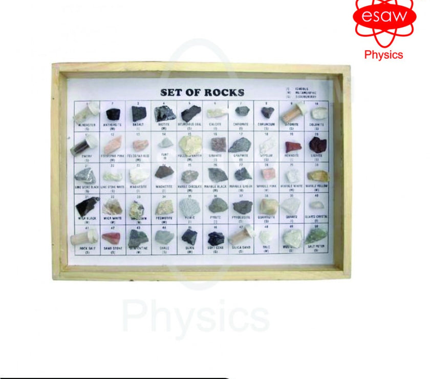 ESAW  Rocks And Mineral Collection Set (MES-8324)