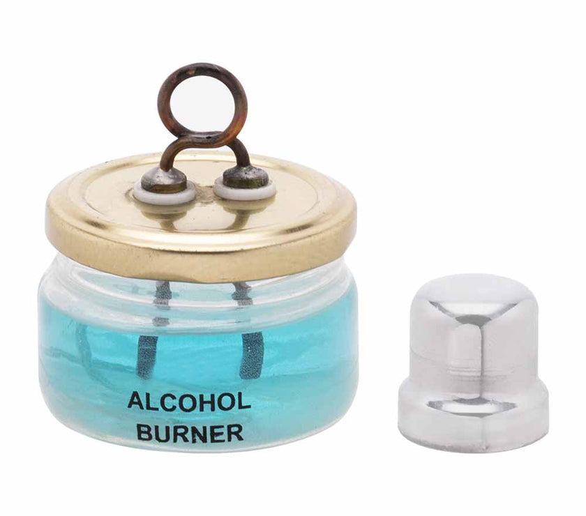 Glass Alcohol Burner, Wickless