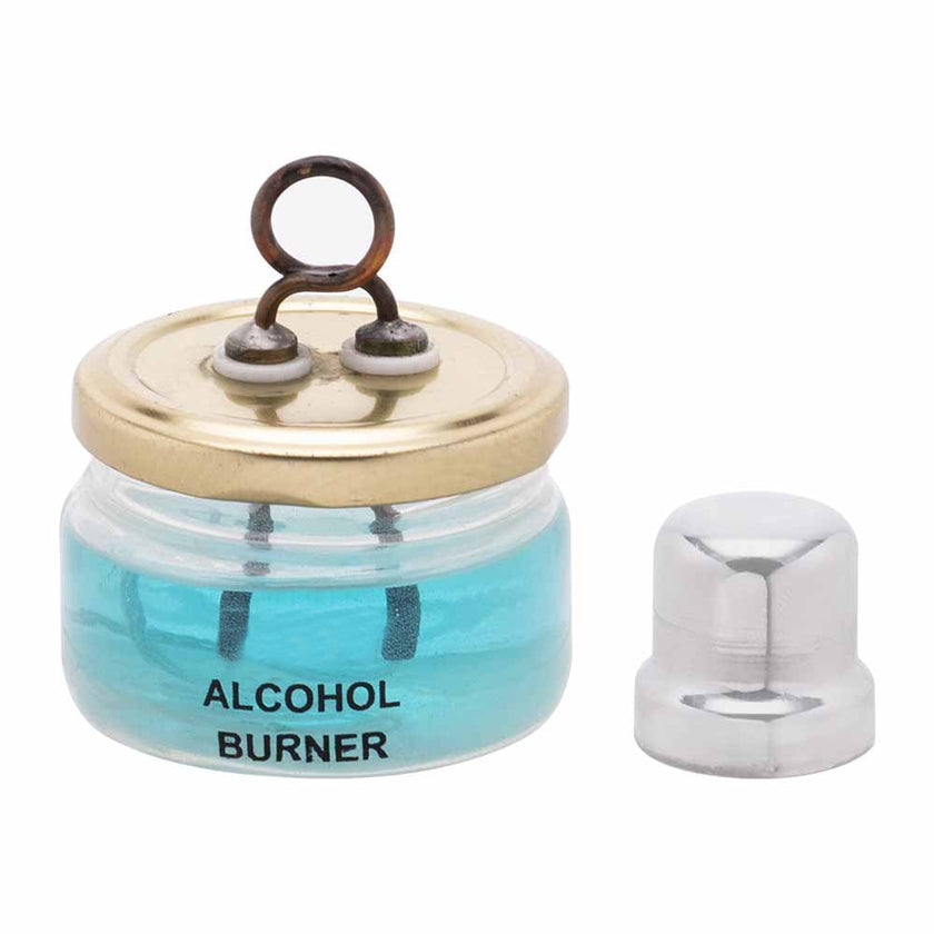 Glass Alcohol Burner, Wickless