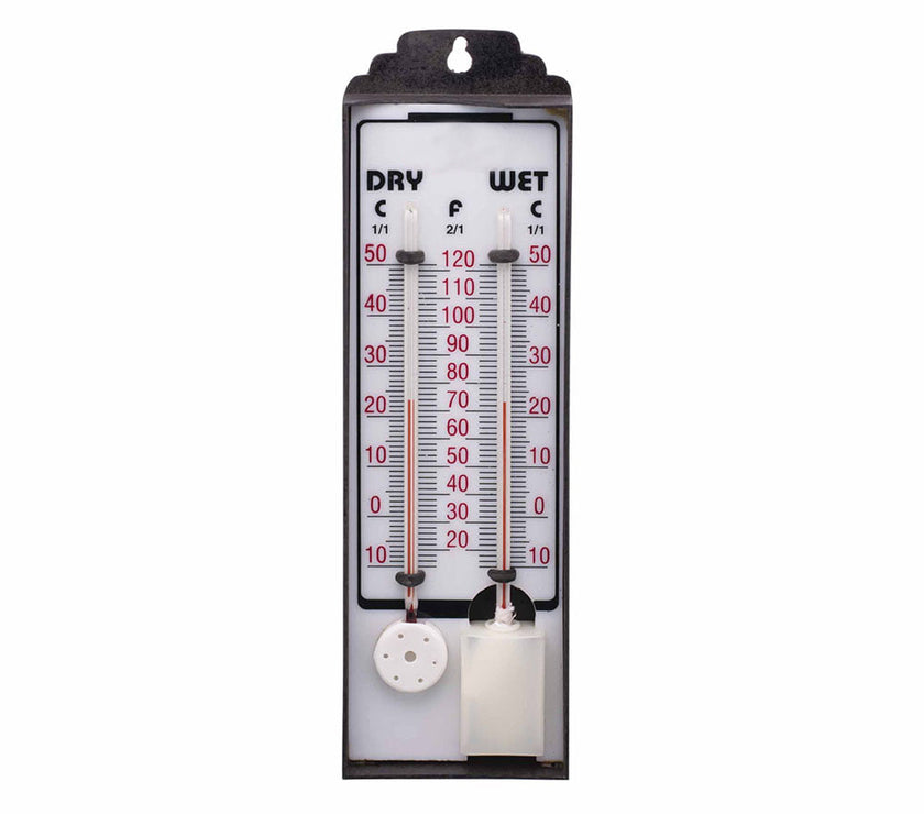 Hygrometer, Dry & Wet Bulb